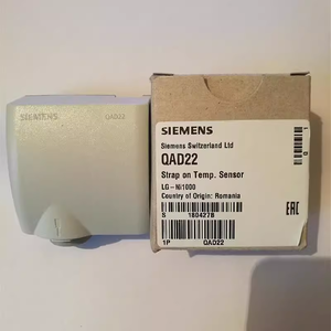 Siemens QAD22 Strap-on Water <strong>Temperature</strong> <strong>Sensor</strong> LG-Ni 1000 <strong>Pipe</strong> Clamp <strong>Temperature</strong> <strong>Sensor</strong> New Original