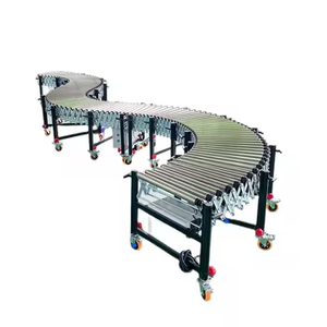 <strong>Automatic</strong> Multi Wedge Belt Motorized Flexible Roller Conveyor for Truck <strong>Loading</strong> and <strong>Unloading</strong>