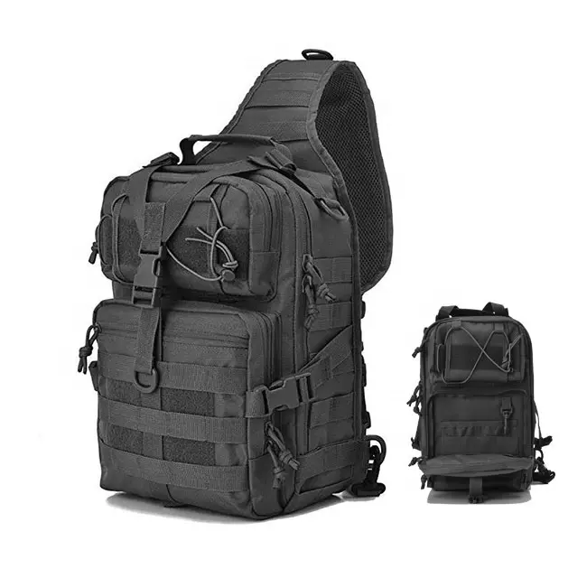 AYPPRO 20L Camouflage Tactical Assault Range Sling Backpack Everyday Hunting EDC Molle Breathable Oxford Anti-Theft Outdoors