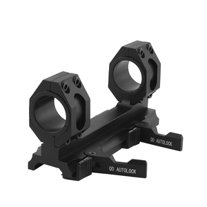 QD Auto Lock Quick Release Scope <strong>Mount</strong> 30mm/1 Inch Scope Dual Optics Ring Base - Product Image 2