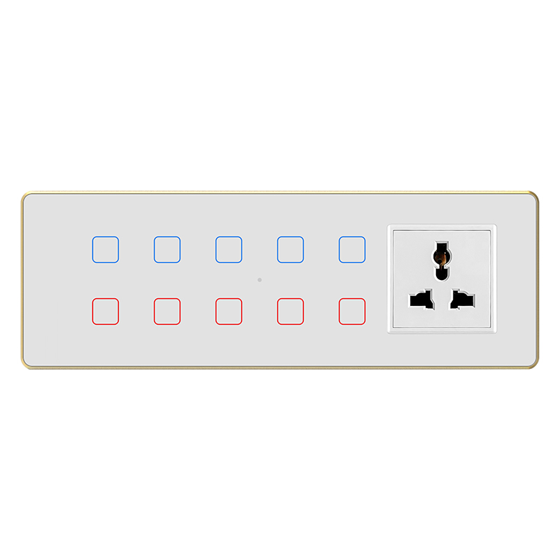 8M 10gang Light/socket switch