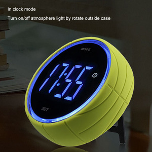 J & R 2022 USB şarj edilebilir mutfak zamanlayıcısı Led yuvarlak dokunmatik ekran Pomodoro teknik çok fonksiyonlu mutfak zamanlayıcı ile ışık - Product Image 5
