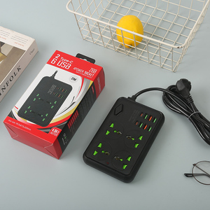 新时代耐用使用廉价电源板通用多扩展插座带USB和开关的旅行电源板 - Product Image 3