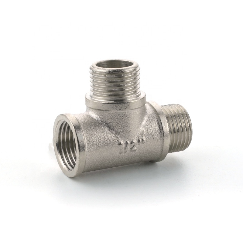 Manufacturer wholesale plumbing water pipe joint to wire 1/2in T joint fittings tee fittings