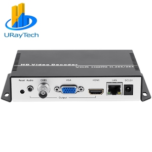 URay UHD 4K H.265 H.264 AVC <strong>HDMI</strong> <strong>VGA</strong> CVBS Decoder Video Audio IP Streaming Decoder Support SRT - Product Image 2