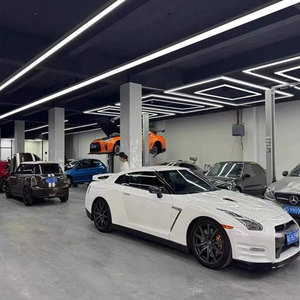 Aluminum PC Customized High Quality Modern Ceiling Lighting System <strong>120cm</strong> Surface Mounted Hanging <strong>Led</strong> Linear Pendant Light - Product Image 3