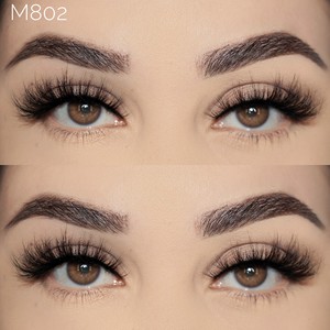 निजी लेबल 3 डी मिंक पलकों के थोक रियल मिंक फर 3 डी mink आंख वाली लैश विक्रेता - Product Image 6