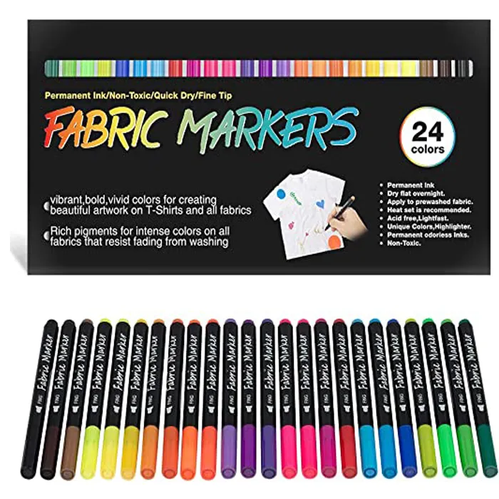 Stof Marker Stof Oem Kleurrijke T-Shirt Markers Pen Waterdichte Stof Marker Pennen Perfect Voor Diy Schrijven Op Kleding