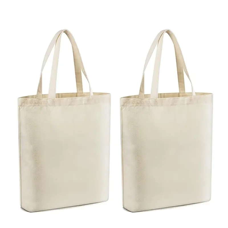 Promotional recycled customize printed calico canvas Cotton Tote Bags cotton bag custom logo