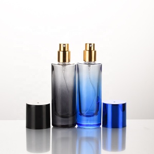 Ru Sao chai nước hoa thủy tinh 20ml 30ml Gradient màu vòng Nước hoa atomiser chai bơm lại - Product Image 1