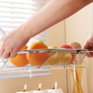 Thép không gỉ drainer giỏ bồn rửa nhà bếp mở rộng <span class=keywords><strong>WASHLET</strong></span> drainer giá đa chức năng bộ đồ ăn và đũa cống giá - Product Image 3