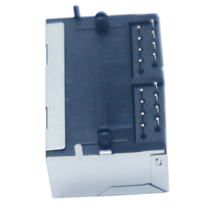 พอร์ตคู่1*2 8P8C เครือข่ายอินเตอร์เฟซด้านข้างเข้า RJ45แจ็คเชื่อมต่ออีเธอร์เน็ต - Product Image 5