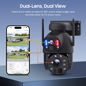 Ubox 4K 8MP 20X ซูมตัวเลือกเลนส์Dual Humanoidติดตามโลหะกลางแจ้งกันน้ําWifi 4Gซิมการ์ดแผงพลังงานแสงอาทิตย์กล้องพลังงานต่ํา - Product Image 6