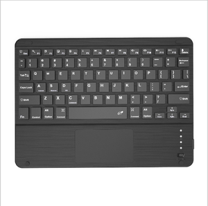 Teclado inalámbrico pequeño Moq 2025 Trackpad con panel táctil, ratón, teclado pequeño para ordenador, panel táctil, Mini teclado portátil para PC - Product Image 6