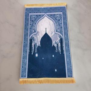 Sıcak satış Pryer Mat müslüman Islam Sajadah yeni tasarım Pryer kilim toptan seyahat açık Pryer paspaslar - Product Image 2