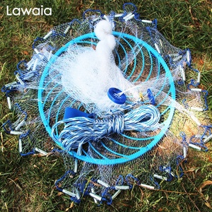 <strong>Multi</strong> Size Nylon Monofilament Portable Nylon Hand Throw Fishing <strong>Net</strong> Drawstring Cast <strong>Net</strong> Spring Shoal Hand Throw <strong>Net</strong> - Product Image 2