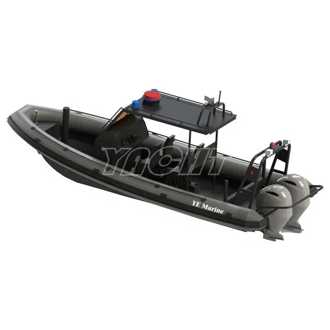 RHIB 760 High Performance Cruishing Aluminum RIB Inflatable Boat