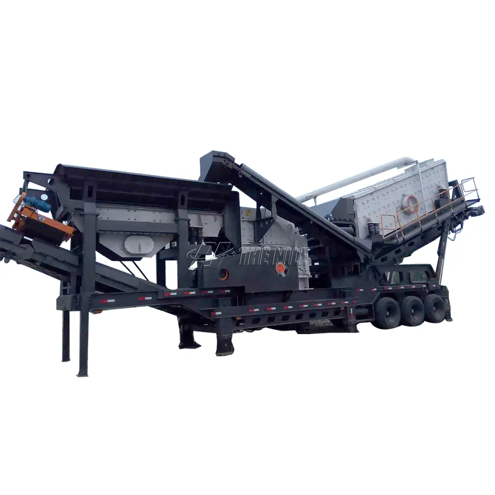 Mobile Impact Stone Crushing And Screening Plant For Sale