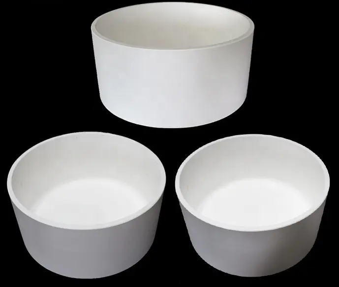 Crisol de cerámica refractaria de óxido de aluminio Al2O3 de alta dureza