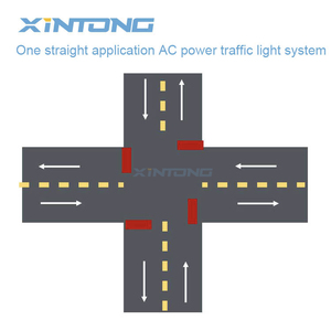 Projeto inteligente de led xintong com bluetooth, luz de tráfego