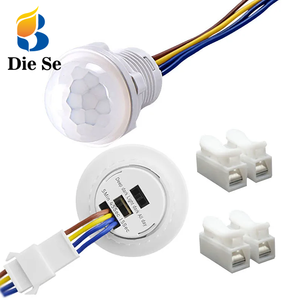 Mini retardo de tiempo ajustable armario Sensor PIR interruptor de luz inteligente 110V 220V PIR Sensor de movimiento infrarrojo detección Sensor automático - Product Image 1