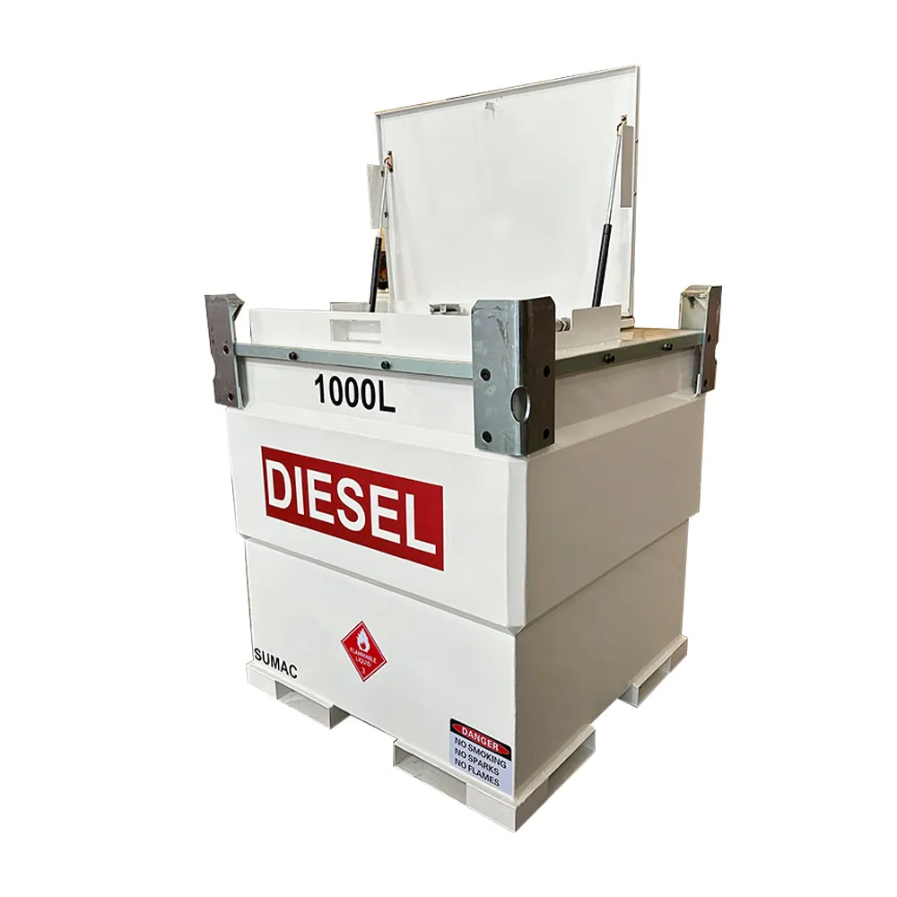 Sumac phong cách mới 1000L 10000L dọc DIESEL lưu trữ Tank di động trạm xăng DIESEL bình nhiên liệu với bơm