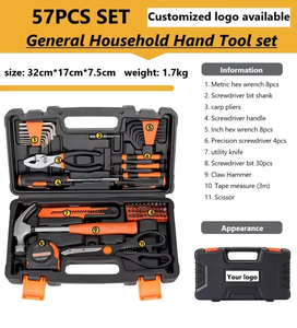 57 PCS <strong>Tool</strong> <strong>Kit</strong> Set General Household <strong>Tool</strong> Caddy <strong>Kits</strong> <strong>Tool</strong> Set Hardware Toolbox <strong>Kits</strong> - Product Image 2