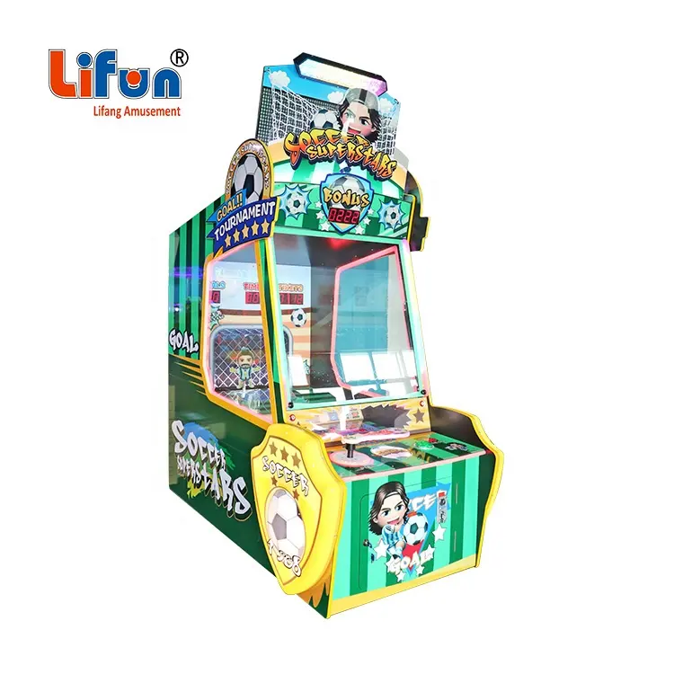 Fabriek Groothandel Indoor Kids Muntautomaten Arcade Game Machine Voetbal Superstar Verlossing Game Voor Entertainment