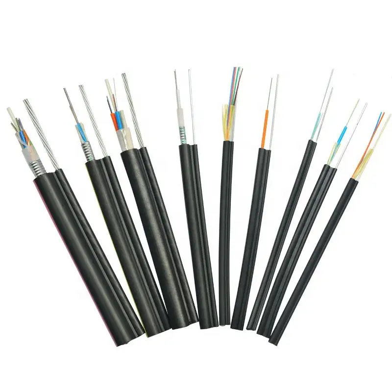 FTTH 4 core armoured fiber optic cable optical fiber cables/optical drop cable ftth cable/ftth outdoor drop cable