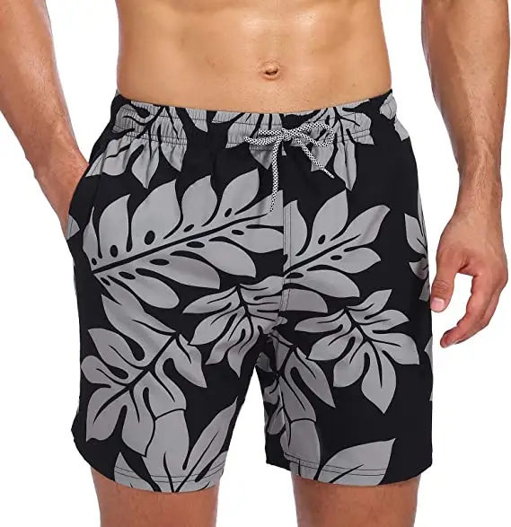 Pantalones cortos de moda para hombre, bañador, Playa