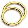 Bague pigmentée dorée