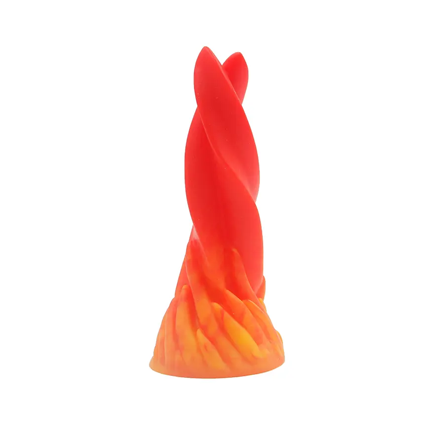 Yetişkin seks ürünleri kadınlar seks oyuncakları sıvı silikon yumuşak alev hayvan dildos