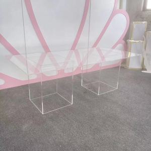 Popüler modern tasarım akrilik şeffaf dikdörtgen masa çocuklar masa olay parti için - Product Image 5