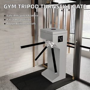 Torniquete de control de seguridad CAJ, sistema de controlador de acceso de entrada operado por monedas Rfid, torniquete de trípode Ip54 Vertical