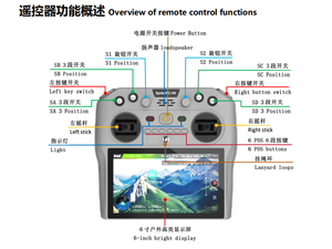 The New Version of the SpiderRC <strong>Remote</strong> Control with 6-inch Screen VTX Supports <strong>All</strong> Frequency Bands - Product Image 3