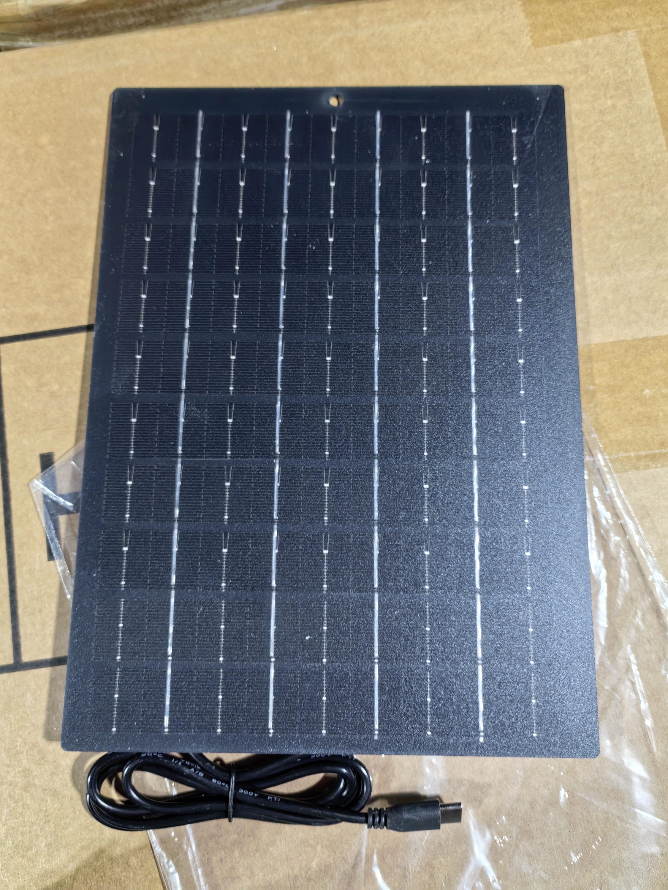 Panneau solaire noir