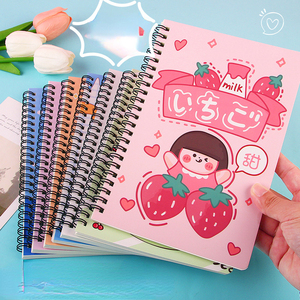 卡通女孩A5线圈书60张笔记本学生笔记本有奖日记笔记本 - Product Image 2