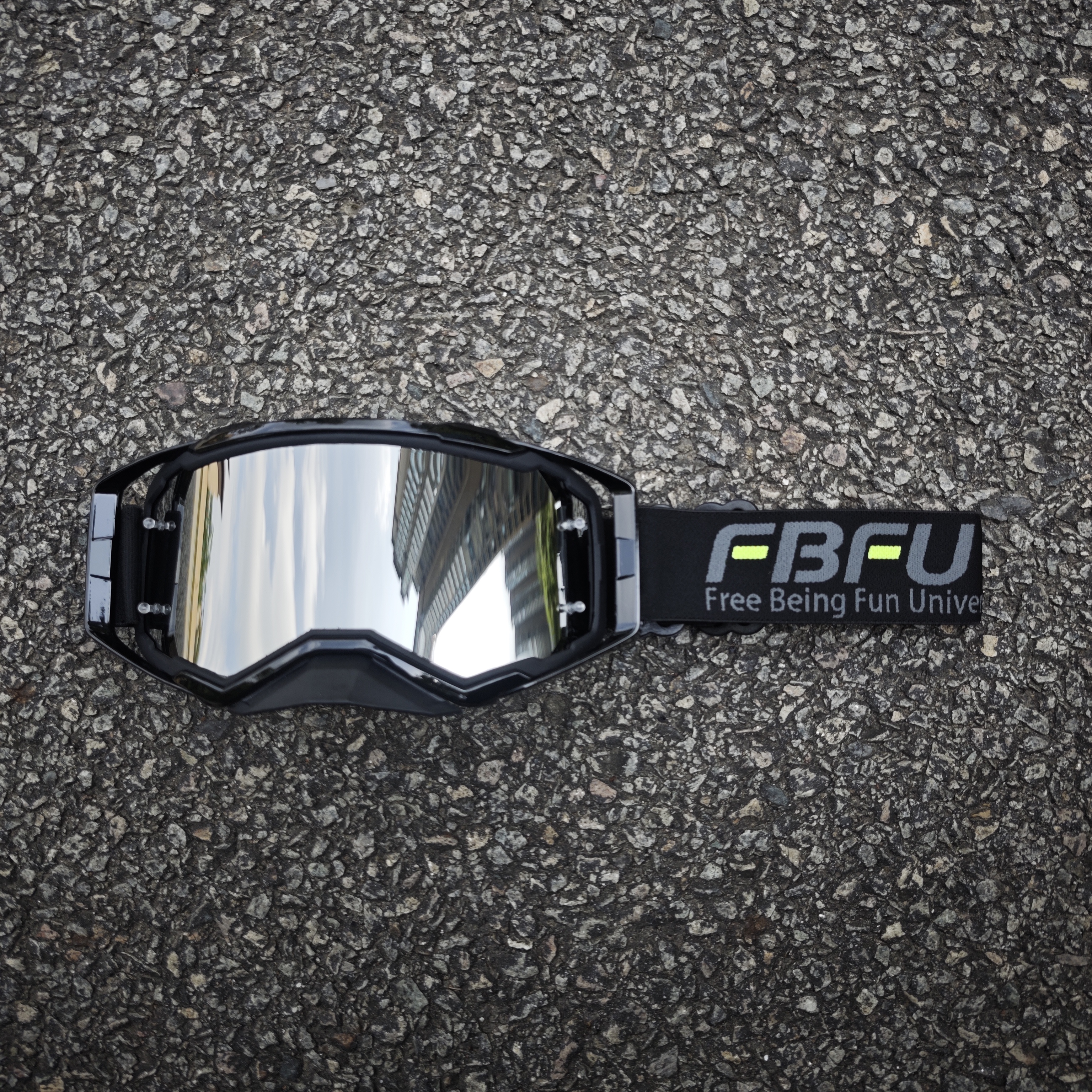 Black framed silver glasses
