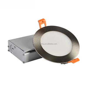 Sıcak satış 9W 5CCT Energy enerji-yıldız düz tarzı LED gömme Panel lamba Downlight yuvarlak şekil 4 "ayarlanabilir LED gömme montaj işık - Product Image 1