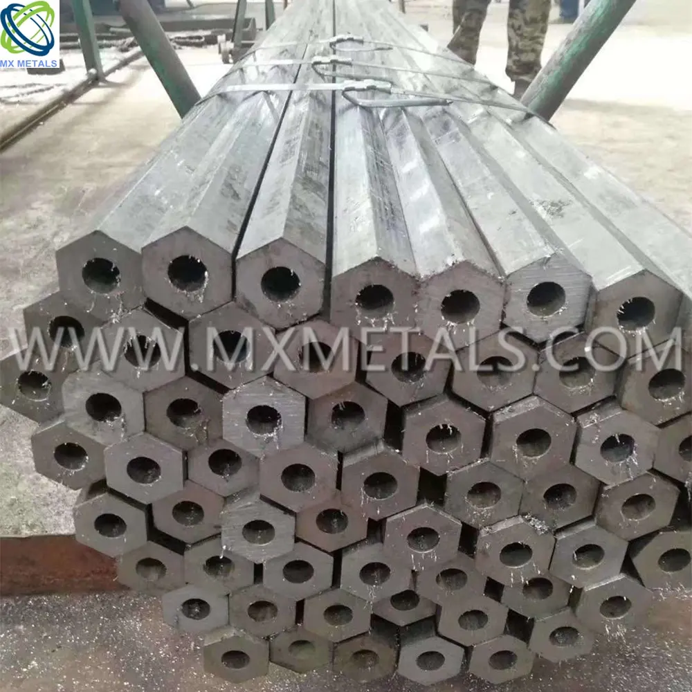 Barre hexagonale creuse CK45 /CK20/tuyau en acier pour pièces de machines