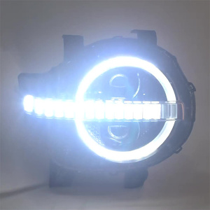Büyük duvar tankı 300 lazer Lens montaj modifikasyonu için LED far dinamik günlük koşu işık dönüş sinyali araba aksesuarları - Product Image 4