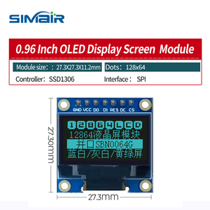 0,96-Zoll-LCD-Display, OLED12864-Modul, 7-polig mit DuPont-Kabel und serieller SPI-Schnitts telle - Product Image 3