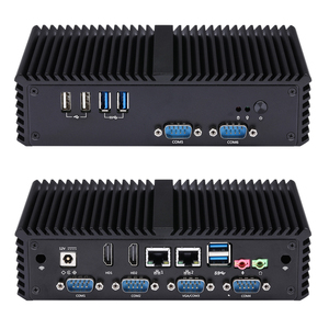 Q335P I3 Mini Pc Desktop <strong>Computer</strong> All Aluminum Fanless Thin Client Industrial Router <strong>Computer</strong> Pc <strong>System</strong> <strong>Unite</strong> Desktops