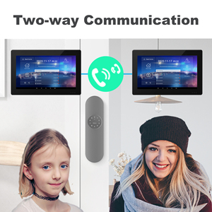 מערכת אינטרקום 10 אינץ hd ip אלחוטי tuya אנדרואיד os טאבלט חכם עבור דירה וילה אינטרקום חכם עם מצלמה