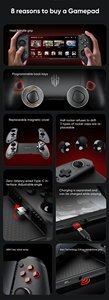 <strong>New</strong> Redmagic Shadow Blade Gamepad 2 Black Textured Soft Rubber Grips Type-C Phone <strong>Controller</strong> for Red Magic 9 Pro Gamepad Android - Product Image 3