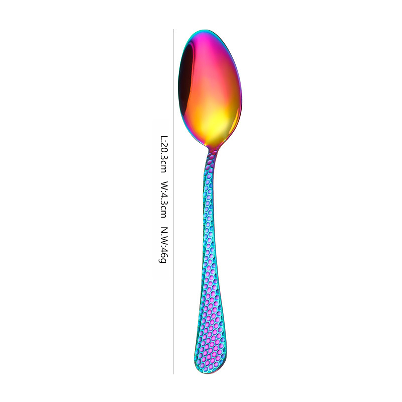 Colorful Dinner Spoon