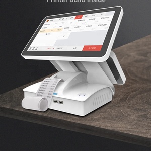 Оптовая продажа, 12 дюймов, все в одном, система android pos с принтером и бесплатным программным обеспечением