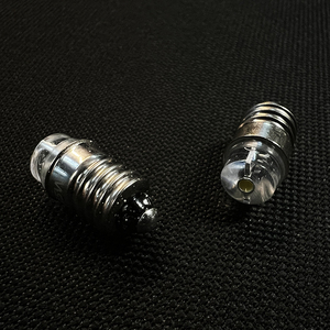หลอดไฟ3V 0.5W 3800-4100K LED เปลี่ยนหลอดไฟไฟฉายโคมไฟฉุกเฉินทำงานหลอดไฟ