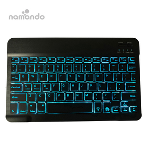 Ultra Thin 7 Color LED Backlit Wireless Mini <strong>Keyboard</strong> with Blue Tooth Tablet <strong>Keyboard</strong> <strong>for</strong> <strong>Android</strong>/Mac/<strong>OS</strong> Windows Tablet Phone - Product Image 4