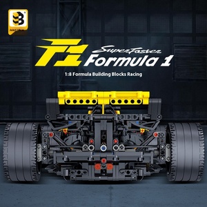 Creative 1:8 <strong>F1</strong> Racing Sports Car Model Plastic RC Model Assembled Puzzle Building Blocks Boy Gift for Generational Sports <strong>Toy</strong> - Product Image 2